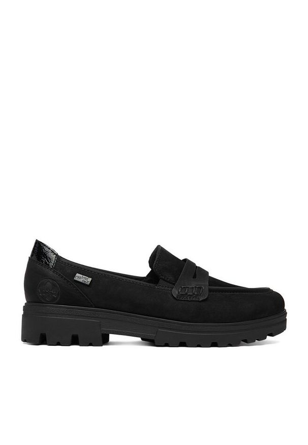Loafersy Rieker. Kolor: czarny
