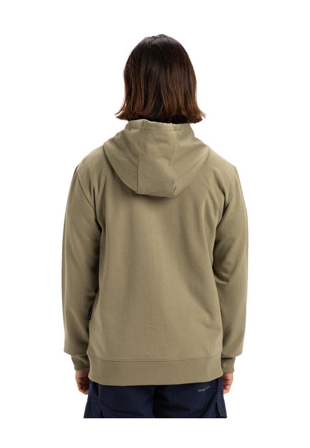 Quiksilver - Bluza na zamek BASIC ZIP Mężczyźni. Kolor: beżowy. Materiał: tkanina, poliester, bawełna