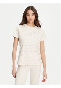 Guess T-Shirt V5YI04 I3Z14 Écru Regular Fit. Materiał: bawełna #1