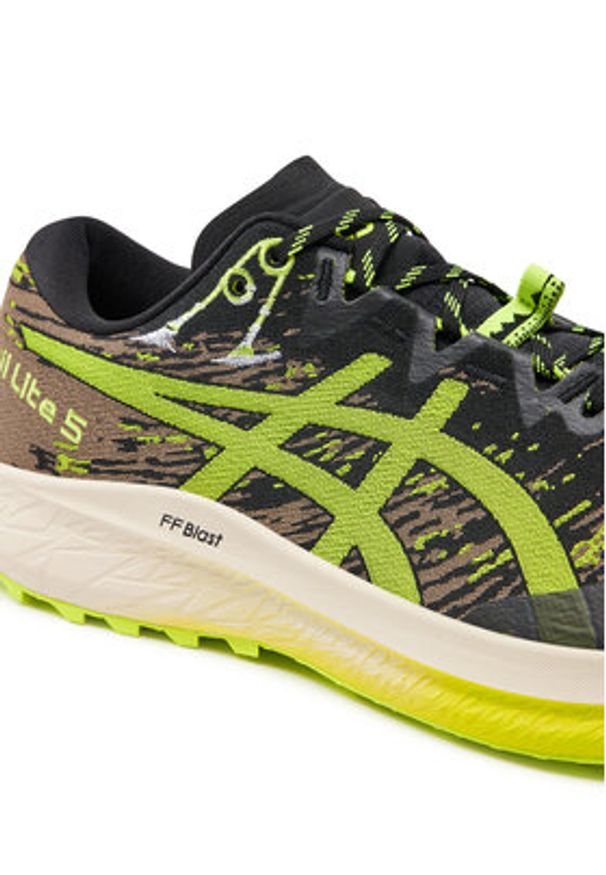 Asics Buty do biegania Fuji Lite 5 1011B889 Czarny. Kolor: czarny. Materiał: mesh, materiał