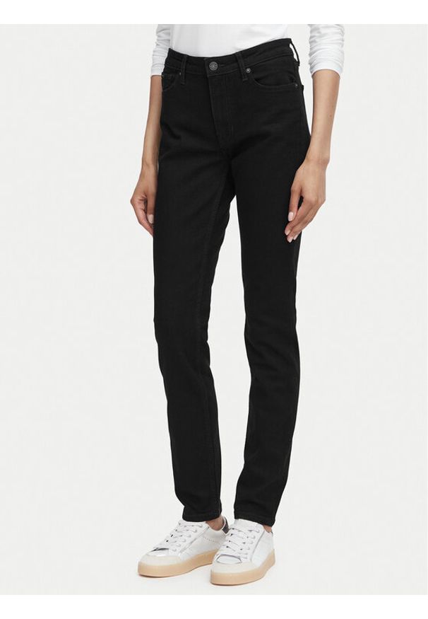 Guess Jeans Jeansy W5YA92 D6311 Czarny Skinny Fit. Kolor: czarny