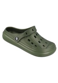 Befado obuwie męskie - dark green 154M004 zielone. Kolor: zielony #5