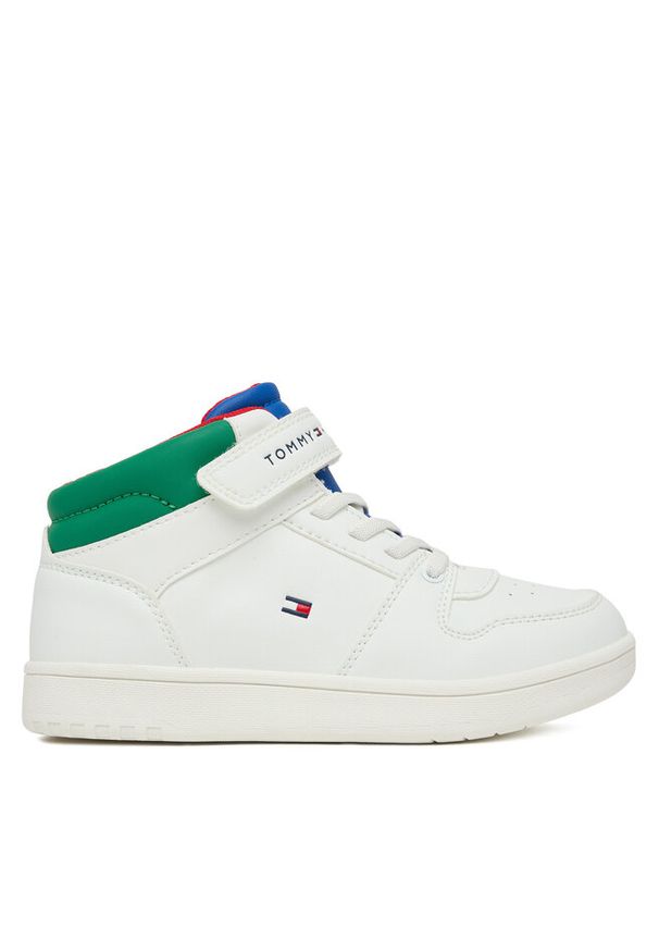 TOMMY HILFIGER - Sneakersy Tommy Hilfiger. Kolor: biały