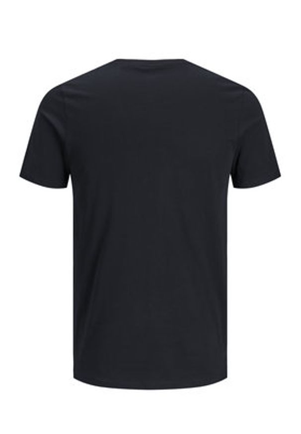 Jack & Jones - Jack&Jones T-Shirt Corp Logo 12151955 Czarny Slim Fit. Kolor: czarny. Materiał: bawełna