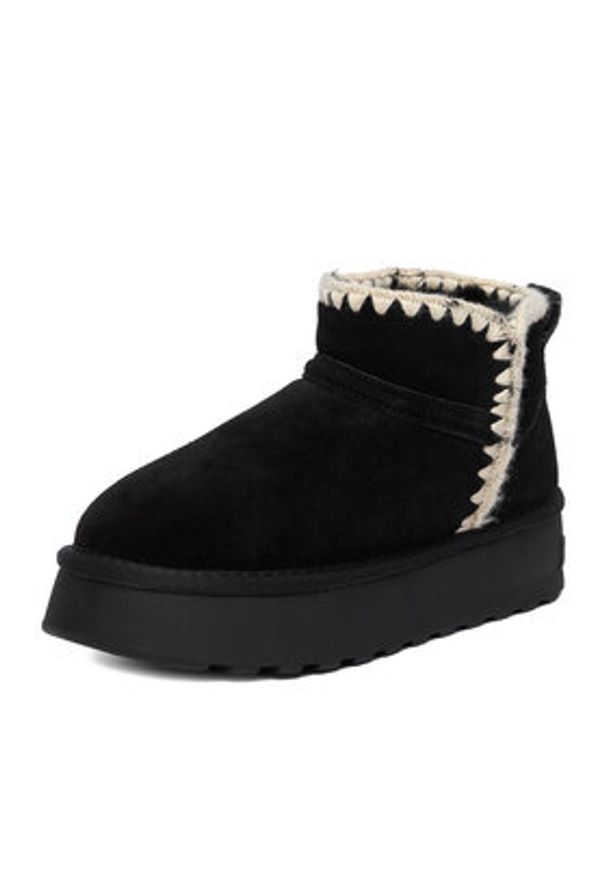 Badura Śniegowce EO-ANDI-TS6295-01 Czarny. Kolor: czarny. Materiał: zamsz, skóra