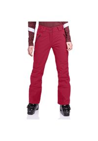 SCHÖFFEL - Spodnie narciarskie damskie Schöffel Weissach. Kolor: czerwony. Sezon: zima. Sport: narciarstwo #1