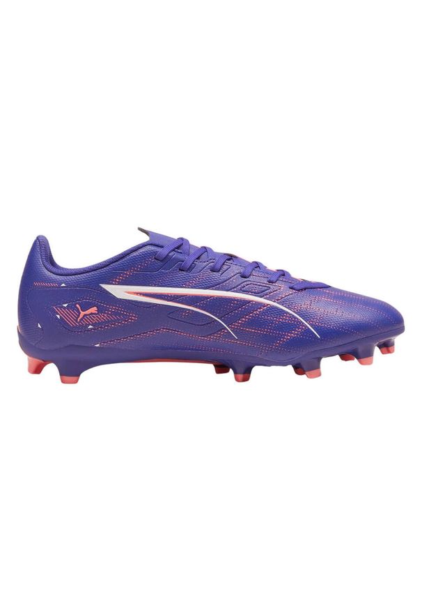 Puma - Męskie Buty Piłkarskie Ultra 5 Play Firm Ground. Kolor: fioletowy. Sport: piłka nożna