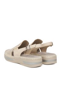 Rieker Sandały CEO-V5951-60 Kremowy. Kolor: kremowy. Materiał: syntetyk, skóra #4