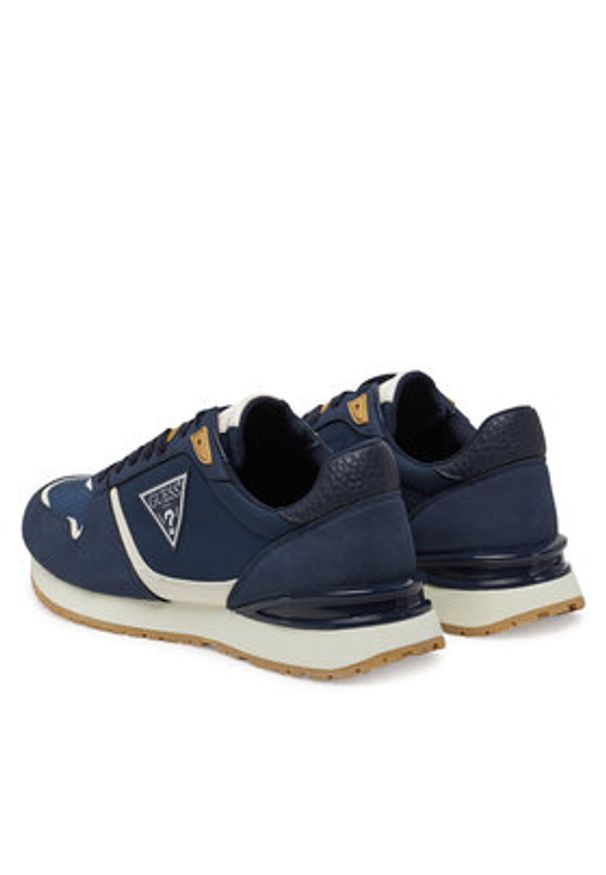 Guess Sneakersy FMJISL FAB12 Granatowy. Kolor: niebieski. Materiał: skóra
