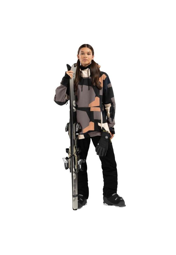 SIROKO - Kurtka snowboardowa damska W1-W Sandboard. Kolor: wielokolorowy, czarny, brązowy. Materiał: softshell, materiał. Sport: snowboard