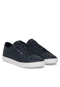 TOMMY HILFIGER - Tommy Hilfiger Sneakersy Hi Vulc Core Low Lth Ii Ess FM0FM05511 Granatowy. Kolor: niebieski. Materiał: skóra
