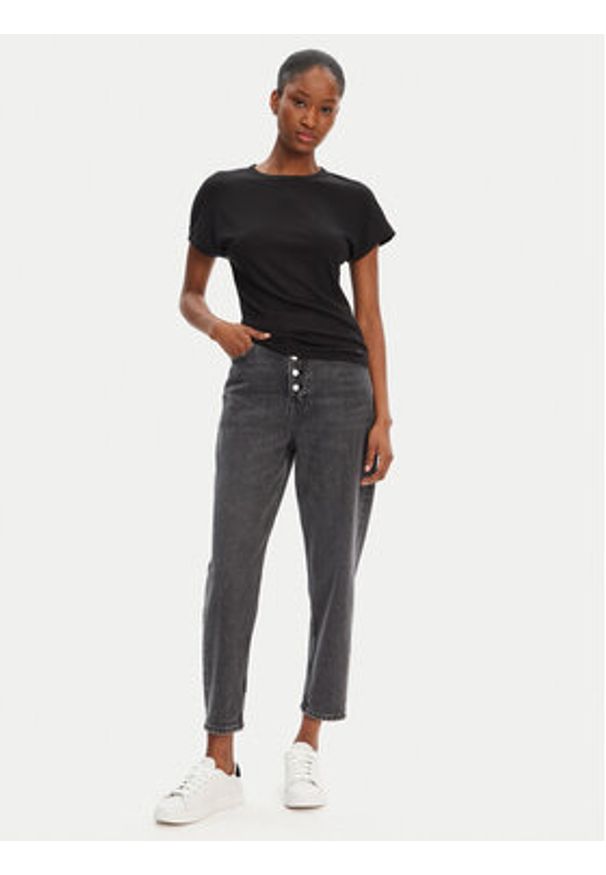 Tommy Jeans Jeansy DW0DW21373 Szary Mom Fit. Kolor: szary