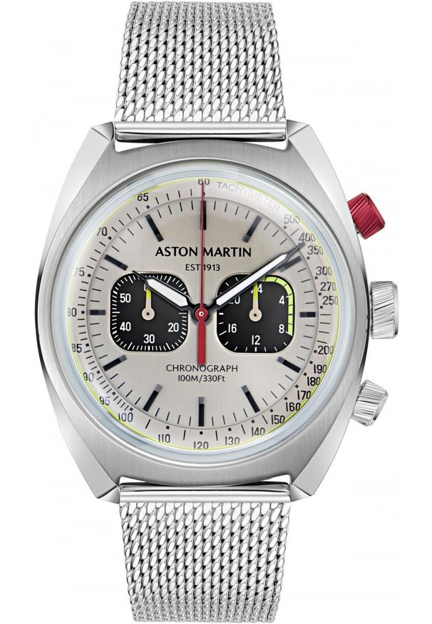 Zegarek męski Aston Martin MTTS2F501 srebrny. Kolor: srebrny