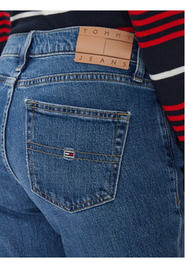 Tommy Jeans Jeansy Maddie DW0DW19271 Niebieski Straight Fit. Kolor: niebieski