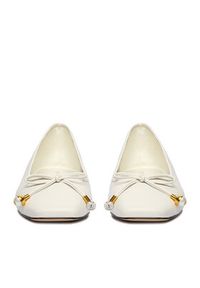 Gino Rossi - GINO ROSSI Baleriny CEO-ROSE-LT2088 Biały. Kolor: biały. Materiał: skóra #7