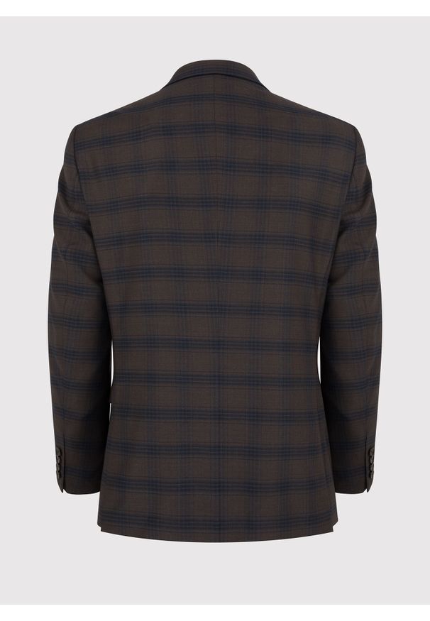 Pako Lorente - PAKO LORENTE – Brązowa marynarka garniturowa P22WP-3G-030-A-S. Kolor: brązowy. Materiał: wełna