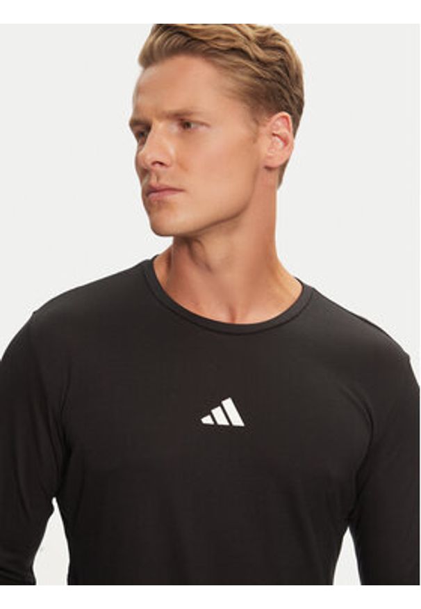 Adidas - adidas Koszulka techniczna Workout IK9694 Czarny Slim Fit. Kolor: czarny. Materiał: lyocell, syntetyk