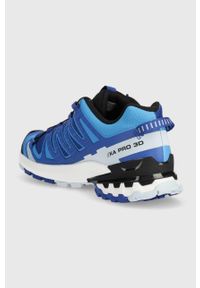 salomon - Salomon buty XA PRO 3D V9 kolor niebieski. Zapięcie: sznurówki. Kolor: niebieski. Materiał: syntetyk, materiał. Szerokość cholewki: normalna #3