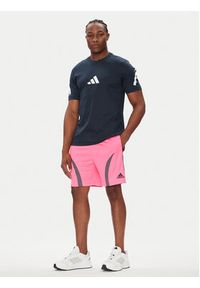 Adidas - adidas Szorty sportowe Teamgeist adicolor JW1343 Różowy Regular Fit. Kolor: różowy. Materiał: syntetyk. Styl: sportowy
