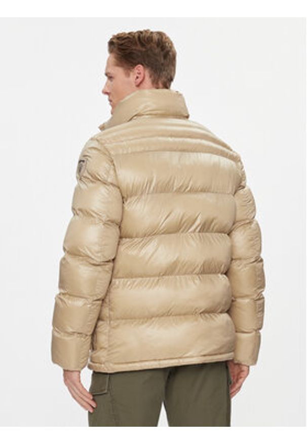 Blauer Kurtka puchowa 23WBLUC02236 Beżowy Regular Fit. Kolor: beżowy. Materiał: syntetyk