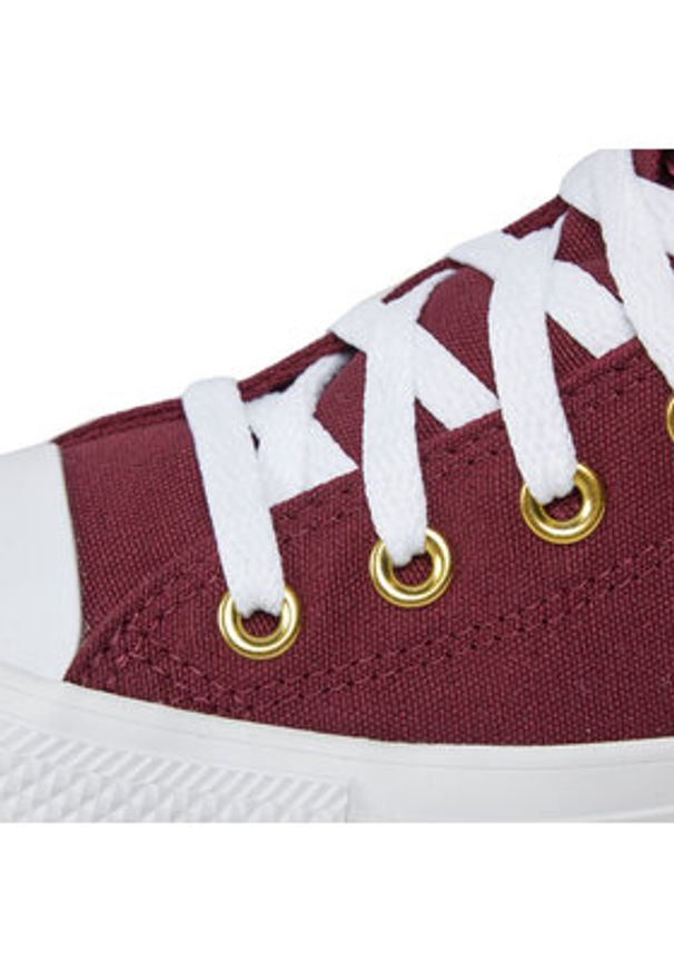 Converse Trampki Chuck Taylor All Star Star Studded A07906C Bordowy. Kolor: czerwony. Materiał: materiał