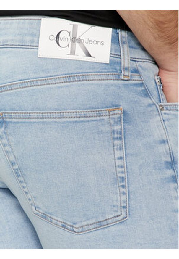 Calvin Klein Jeans Jeansy J30J324852 Niebieski Slim Fit. Kolor: niebieski