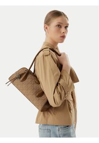 Calvin Klein Torebka Emblem Trio Jacquard LV04F3744G Brązowy. Kolor: brązowy #1