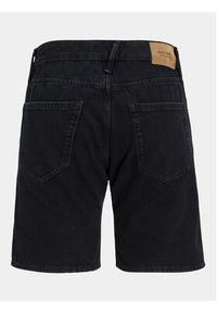 Jack & Jones - Jack&Jones Szorty jeansowe Chris Cooper 12252866 Czarny Relaxed Fit. Kolor: czarny. Materiał: bawełna