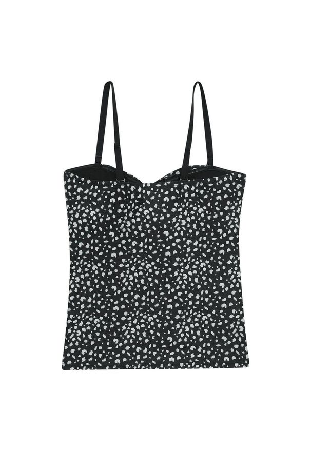 Regatta - Top Tankini W Kropki Dla Kobiet Aceana III. Kolor: biały, wielokolorowy, czarny. Wzór: kropki