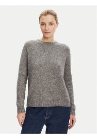 Weekend Max Mara Sweter Ghiacci 2525366151 Szary Regular Fit. Kolor: szary. Materiał: wełna