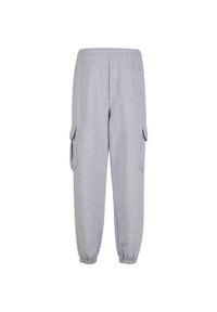 BUILD YOUR BRAND - Spodnie Do Biegania Cargo Dla Dorosłych Unisex 90s. Kolor: szary. Sport: turystyka piesza