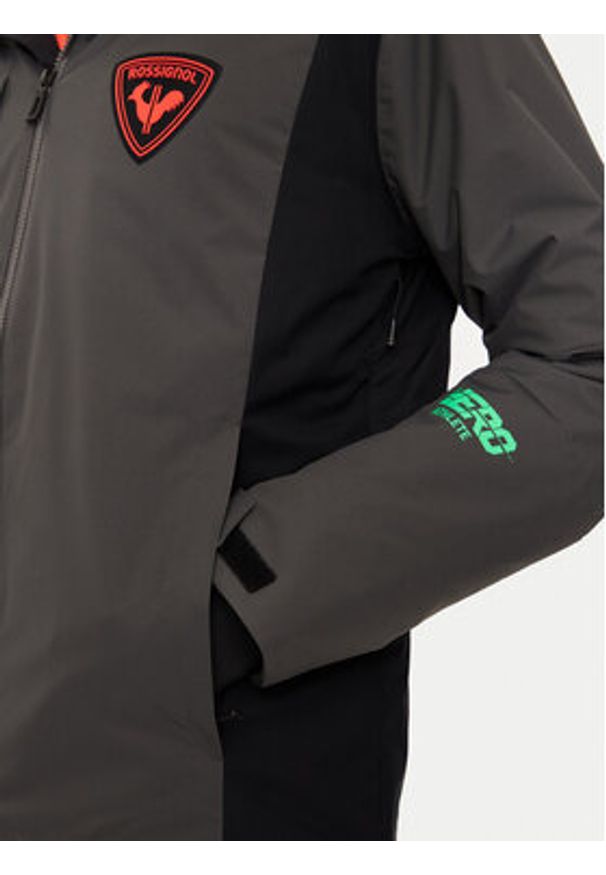 Rossignol Kurtka narciarska Hero Velika RLNMJ18 Szary Regular Fit. Kolor: szary. Materiał: syntetyk. Sport: narciarstwo