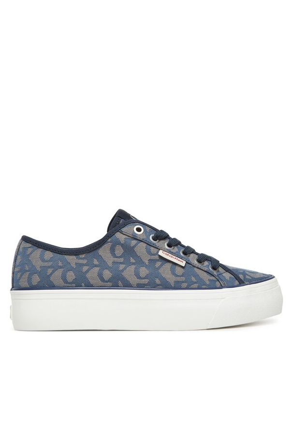 Sneakersy Calvin Klein Jeans. Kolor: niebieski