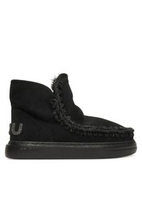 Mou Śniegowce MU.FW411001A Czarny. Kolor: czarny. Materiał: zamsz, skóra #1