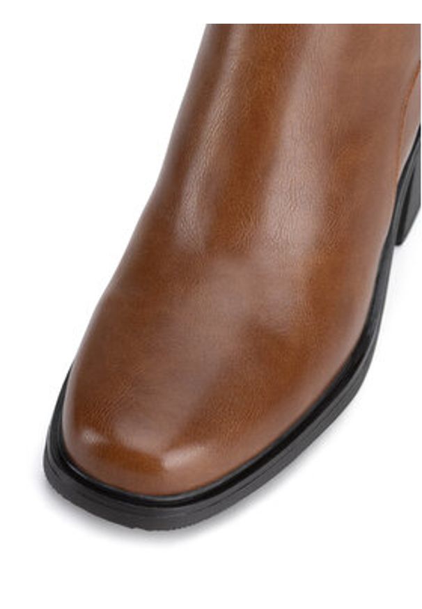 Clara Barson Botki WYL4017-1 Brązowy. Kolor: brązowy. Materiał: skóra