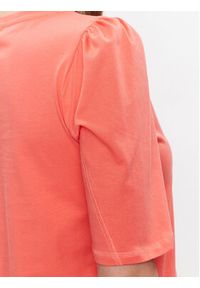 Moss Copenhagen T-Shirt Tig 17329 Różowy Regular Fit. Kolor: różowy. Materiał: bawełna #4