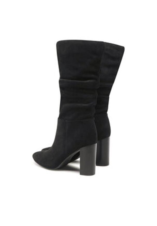 Jenny Fairy Kozaki LS5840-02 Czarny. Kolor: czarny. Materiał: materiał