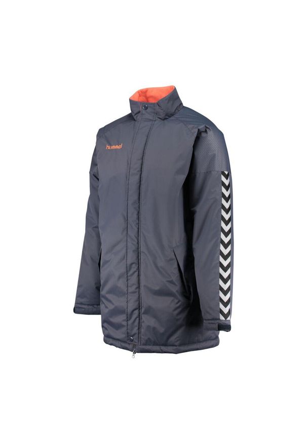 Hummel - HUMMEL kurtka ocieplana AUTHENTIC CHARGE STADION. Kolor: zielony. Sport: piłka ręczna