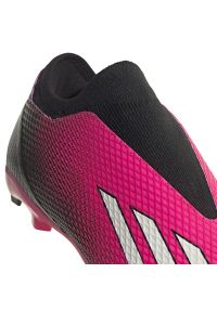 Adidas - Buty piłkarskie adidas X Speedportal.3 Fg Ll M GZ5065 róże i fiolety różowe. Kolor: różowy. Materiał: syntetyk, guma. Sport: piłka nożna