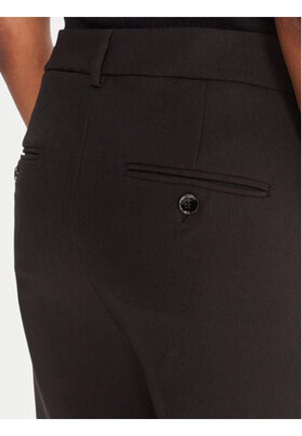 Weekend Max Mara Chinosy Rana 2515131031 Czarny Slim Fit. Kolor: czarny. Materiał: syntetyk