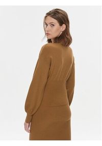 Pinko Sweter Chioccia 101848 A15S Brązowy Regular Fit. Kolor: brązowy. Materiał: wełna #2