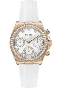 Zegarek Guess Zegarek damski Guess GW1038L4 CYRKONIE biały. Kolor: biały #1