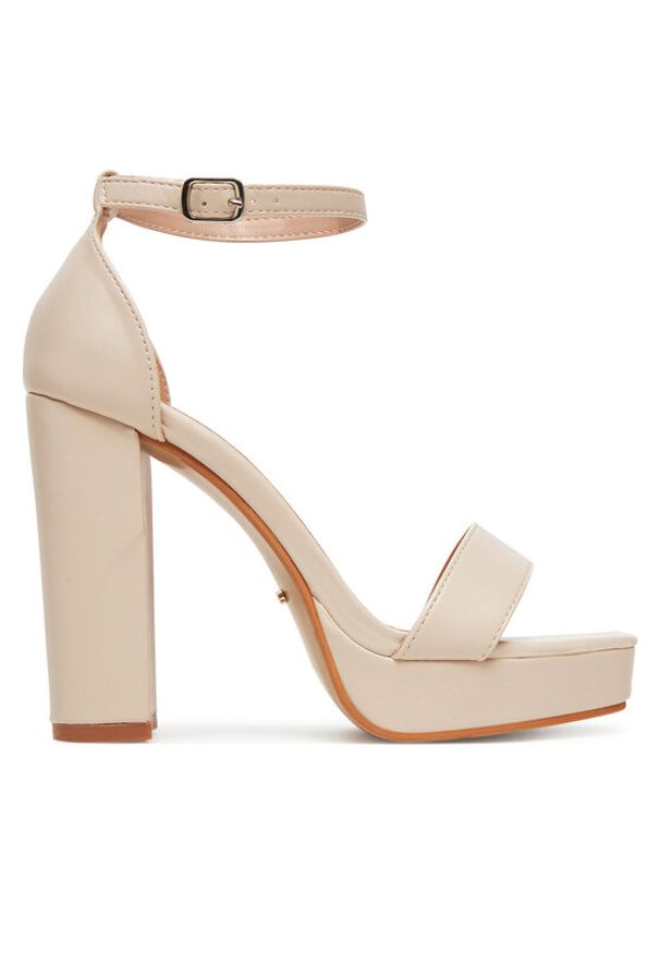 DeeZee Sandały LE601-19 Écru. Materiał: syntetyk, materiał