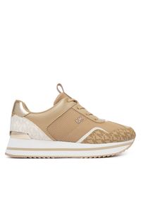 MICHAEL Michael Kors Sneakersy Raina 43T6RNFS1D Beżowy. Kolor: beżowy. Materiał: skóra #1