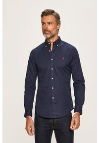 Polo Ralph Lauren - Koszula. Typ kołnierza: polo. Kolor: niebieski. Materiał: tkanina #3
