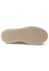 Sneakersy damskie Filippo, wykonane ze skóry naturalnej i skóry zamszowej sznurowane na wysokiej platformie, szare, DP7175/26 GR. Okazja: na co dzień. Kolor: szary. Materiał: skóra, zamsz. Szerokość cholewki: normalna. Obcas: na platformie. Styl: casual, klasyczny, elegancki #8
