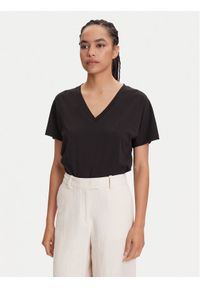 Marc O'Polo T-Shirt 506 2067 51445 Czarny Regular Fit. Typ kołnierza: polo. Kolor: czarny. Materiał: bawełna