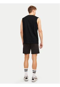 Jack & Jones - Jack&Jones Tank top Vesterbro 12250430 Czarny Oversize. Kolor: czarny. Materiał: bawełna