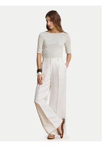 Lauren Ralph Lauren - LAUREN RALPH LAUREN Bluzka Judy 200P13919001 Beżowy Regular Fit. Kolor: beżowy. Materiał: bawełna #3