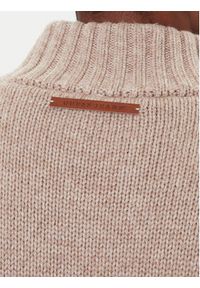 Guess Jeans Kardigan M5BR07 Z0662 Brązowy Regular Fit. Kolor: brązowy. Materiał: wełna, syntetyk #2